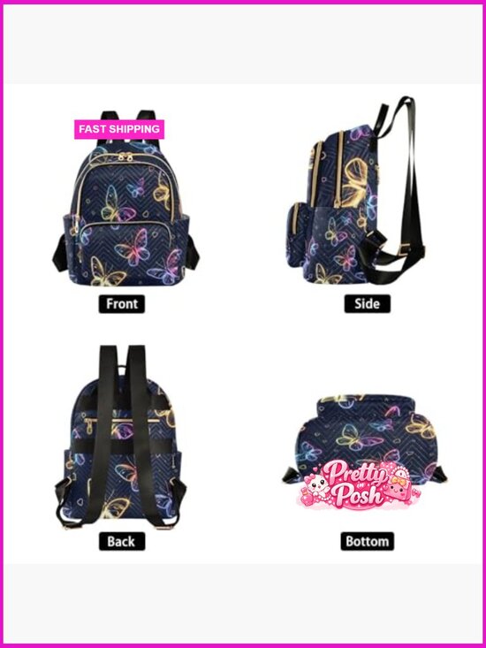 Mini Backpack Purse Lightweight Travel Daypack Nylon Unisex Daypack Backpack main image 6
